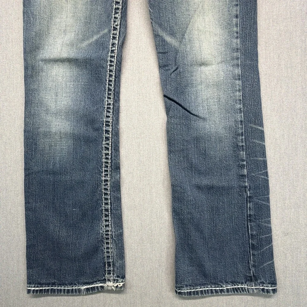 Vintage True Religion Jeans Men's 33x30 Johnny Super T Whisker Fade Made in USA